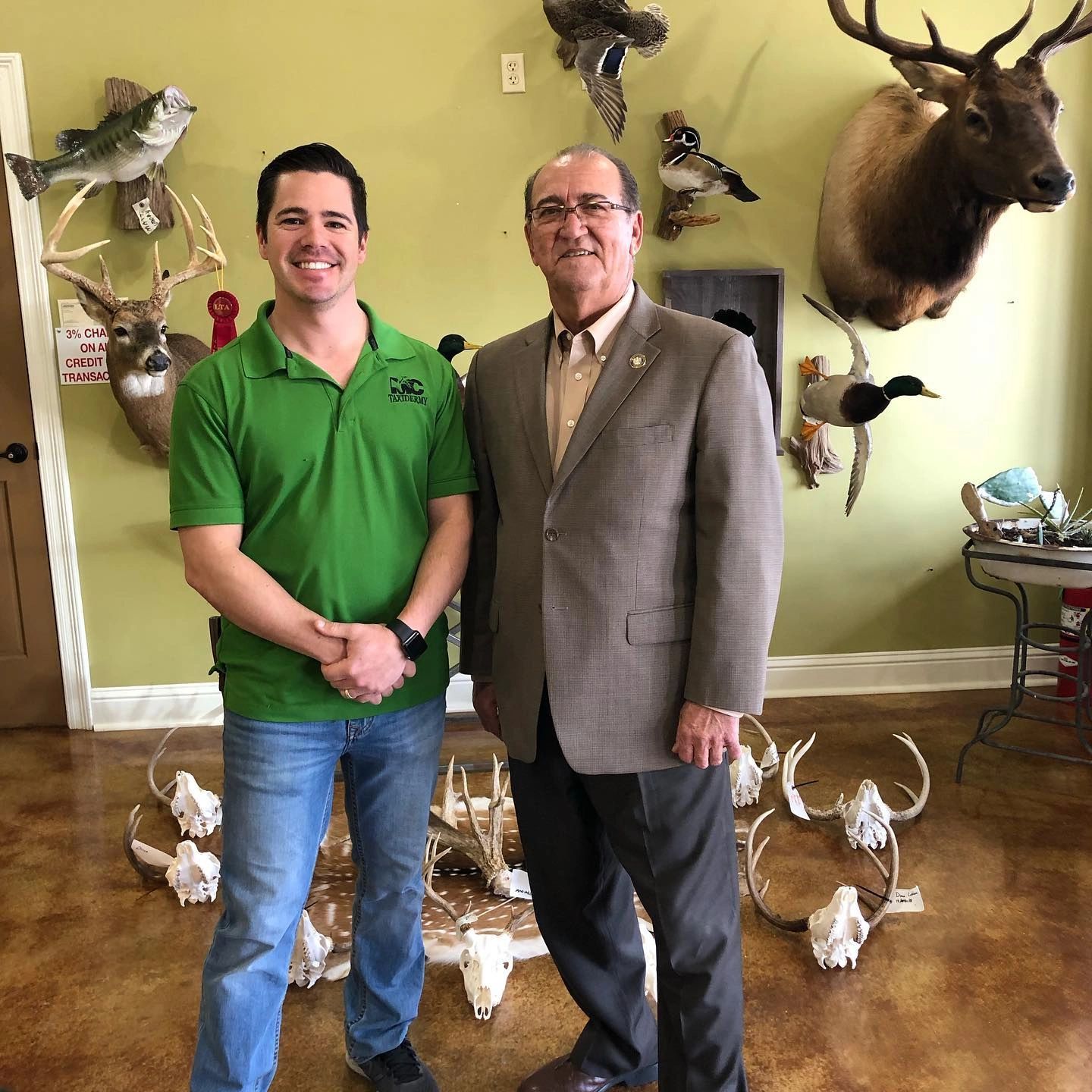 Trophy deer mount — professional taxidermy work at MC Taxidermy, Carencro LA